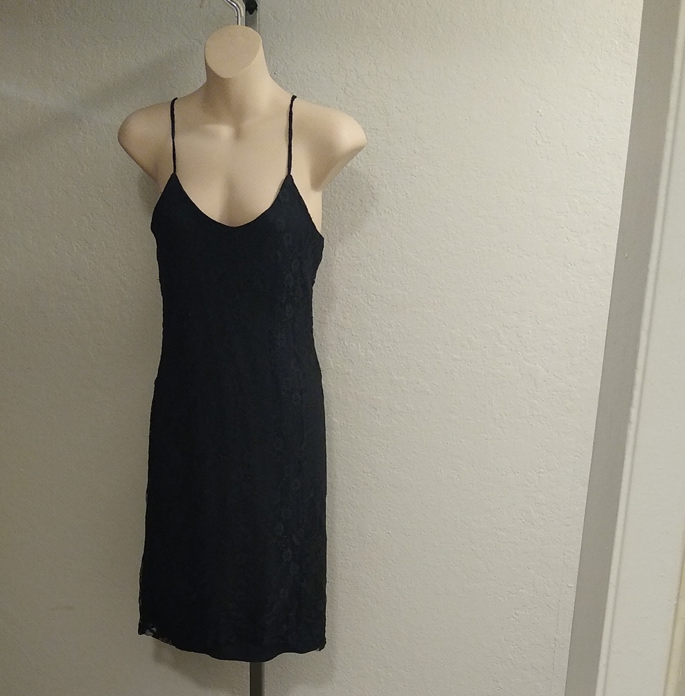 Black Armani Exchange Small Lace Halter Dress -- Final Price - Picture 7 of 16